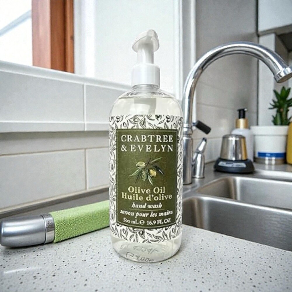 Crabtree & Evelyn Olive Oil Liquid Hand Wash Soap 16.9 oz ea Brand New